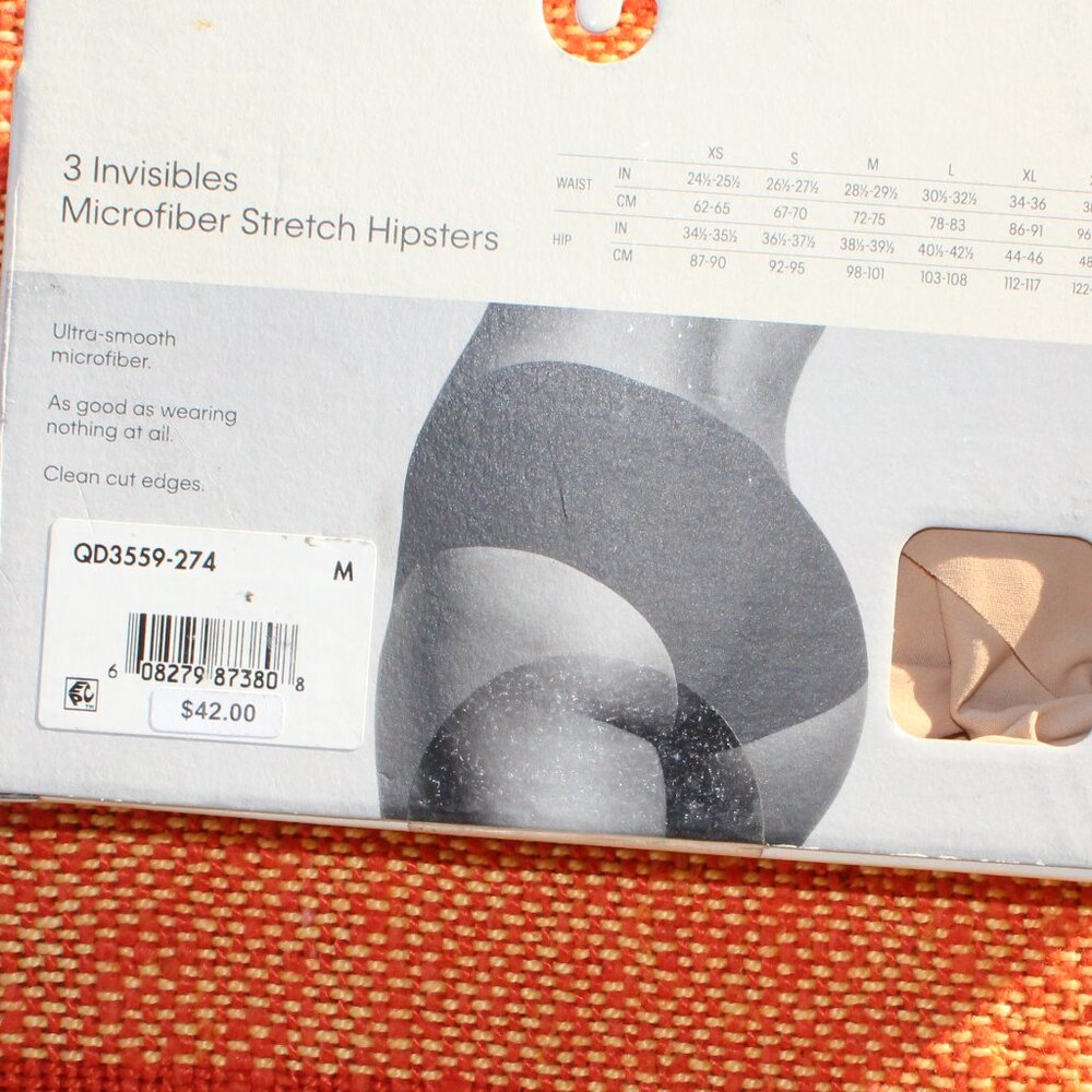 NWT Calvin Klein Invisibles Collection 3-Pack Hipster Size M - Picture 2 of 8